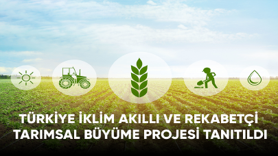 Türkiye İklim Akıllı ve Rekabetçi Tarımsal Büyüme Projesi tanıtıldı