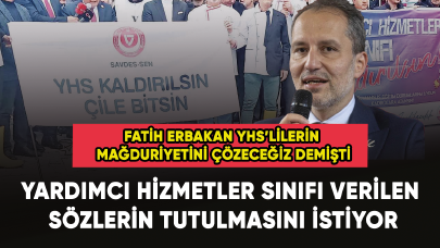 Yardımcı Hizmetler Sınıfı verilen sözlerin tutulmasını istiyor