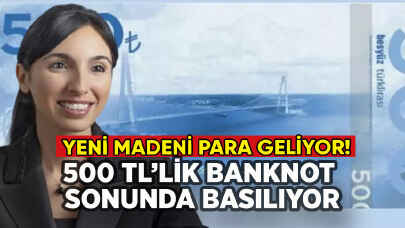 500 TL'lik banknot ve yeni demir para geliyor!