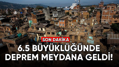 6,5 büyüklüğünde deprem oldu