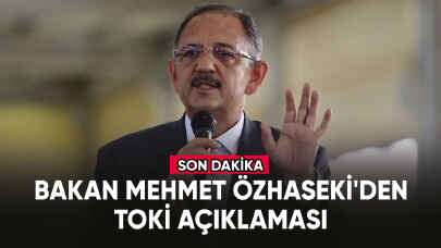 Bakan Özhaseki'den TOKİ açıklaması: "İnşa etmeye devam edeceğiz"