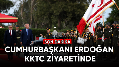 Cumhurbaşkanı Erdoğan, KKTC'ye gitti