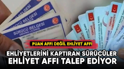 Ehliyetlerini kaptıran sürücüler ehliyetlerinin geri verilmesini talep ediyor