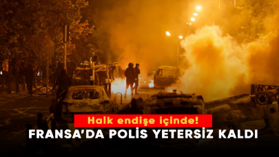 Fransa’da polis yetersiz kaldı! Protestoları bastırmak için zırhlı araçlar devreye girdi.