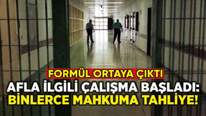 Af için çalışma başladı: 100 bine yakın mahkum yararlanacak!