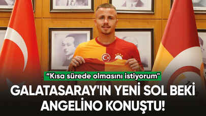 Galatasaray'ın yeni sol beki Angelino konuştu!