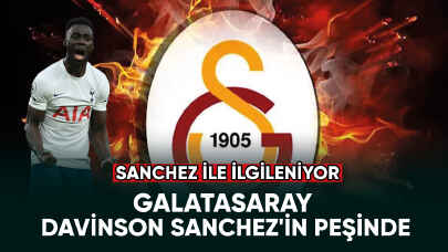 Galatasaray Davinson Sanchez'in peşinde