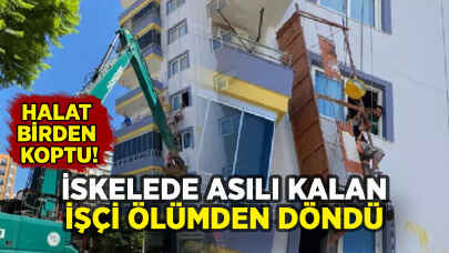 Mersin'de iskeleden düşen işçi ölümden döndü!