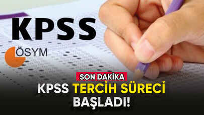 KPSS tercih süreci başladı!