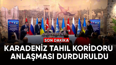 Karadeniz Tahıl Koridoru Anlaşması durduruldu