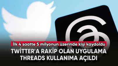 Meta'nın Twitter'a rakip sosyal medya platformu Threads kullanıma açıldı