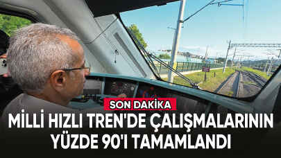 Milli Hızlı Tren'de tasarım çalışmalarının yüzde 90'ı tamamlandı