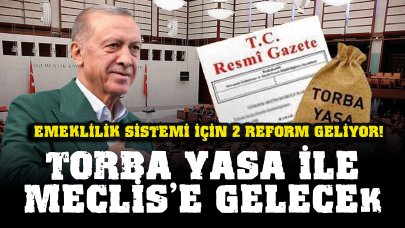 Son dakika...  Emeklilik sistemi için 2 reform geliyor! Torba yasa ile Meclis'e gelecek