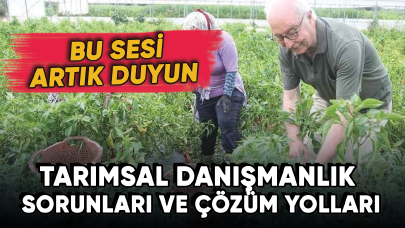 Tarımsal danışmanlık sorunları ve çözüm yolları