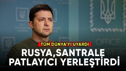 Ukrayna, Rusya'nın nükleer santrale patlayıcı yerleştirdiğini iddia etti