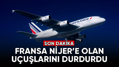 Air France, Nijer uçuşlarını askıya aldı