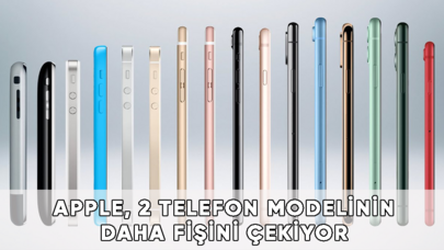 Apple, eylül ayından itibaren 2 telefon modelinin daha fişini çekiyor