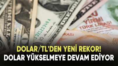 Dolar/TL'den yeni rekor! Yükselmeye devam ediyor