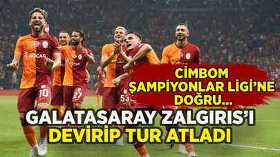 Galatasaray Zalgiris'i devirip tur atladı