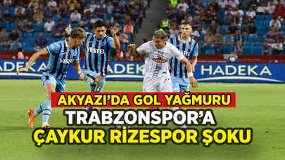 Trabzonspor Çaykur Rizespor'a evinde boyun eğdi