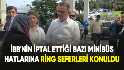 İBB'nin iptal ettiği bazı minibüs hatlarına ring seferleri konuldu