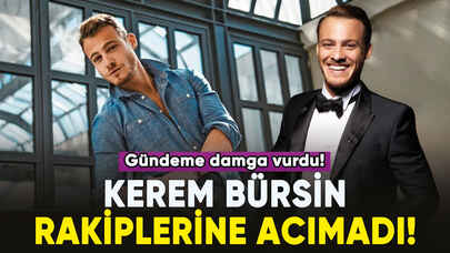 Kerem Bürsin rakiplerine acımadı!