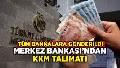 Merkez Bankası'ndan bankalara KKM talimatı