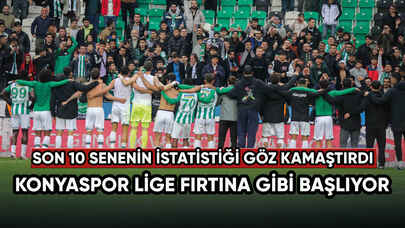 Konyaspor lige fırtına gibi başlıyor!