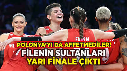 Filenin Sultanları Polonya'yı da affetmedi: Yarı finaldeyiz