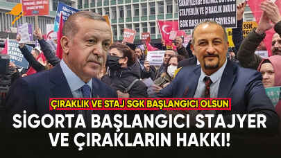 Sigorta başlangıcı stajyer ve çırakların hakkı!