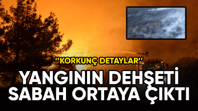 Yangının dehşeti sabah ortaya çıktı