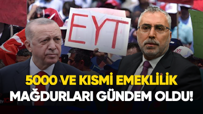 5000 ve kısmi emeklilik mağdurları gündeme damga vurdu!