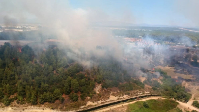 Antalya'nın Kaş ve Manavgat ilçesinde orman yangını çıktı