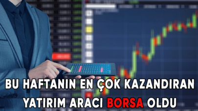 Bu haftanın en çok kazandıran yatırım aracı borsa oldu