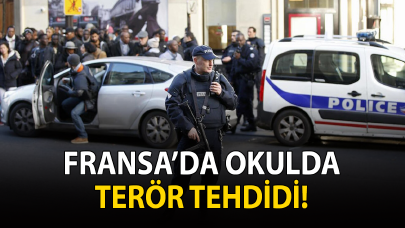 Fransa'da okulda terör tehdidi!