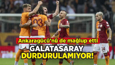 Galatasaray seriye devam ediyor: Ankaragücü'nü de mağlup etti