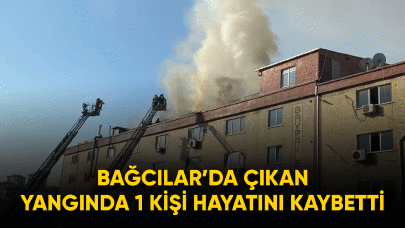 Bağcılar'daki çıkan yangından üzen haber geldi