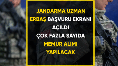 Jandarma uzman erbaş başvuru ekranı açıldı