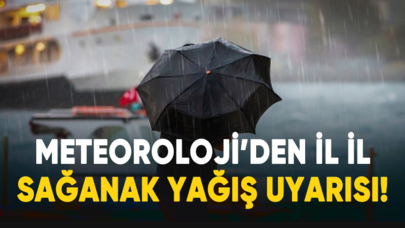 Meteoroloji'den il il sağanak uyarısı!