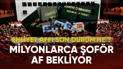 Milyonlarca şöför af bekliyor! Ehliyet affı 2023 son durum..