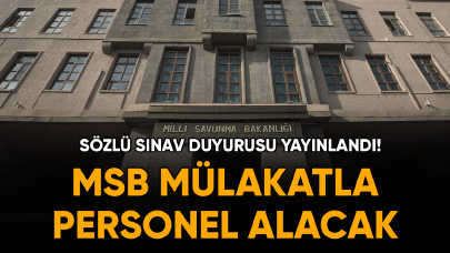 MSB Devlet memuru Alımı Hakkında Sözlü Sınav Duyurusu Yayımladı!