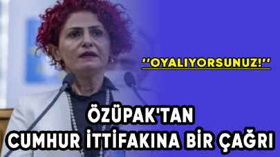 Özüpak'tan Cumhur İttifakına Bir Çağrı: Oyalıyorsunuz!