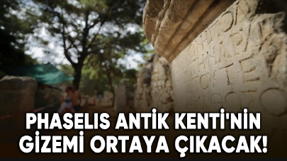 Phaselis Antik Kenti'nin gizemi ortaya çıkacak!