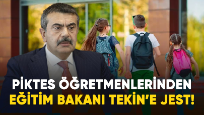 PİKTES öğretmenlerinden dikkat çeken jest!