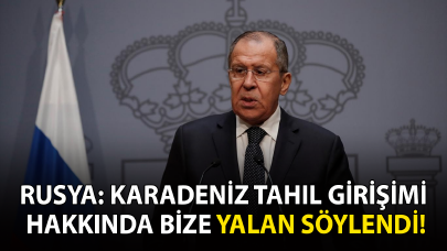 Rusya: "Karadeniz tahıl girişimi hakkında bize yalan söylendi"