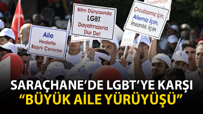 Saraçhane'de "Büyük Aile Yürüyüşü" düzenlendi