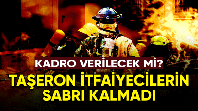 Taşeron itfaiyecilerin sabrı kalmadı! Kadro bekliyorlar