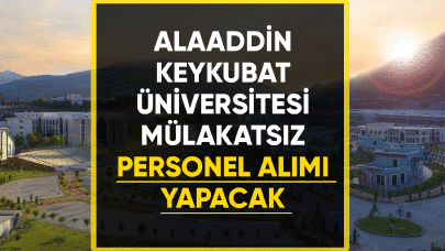 Üniversiteye mülakatsız personel alımı yapacak