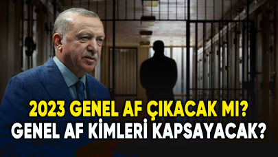 2023 Genel Af çıkacak mı? Genel Af kimleri kapsayacak?