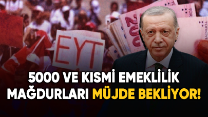 5000 ve kısmi emeklilik mağdurları hükümetten müjde bekliyor